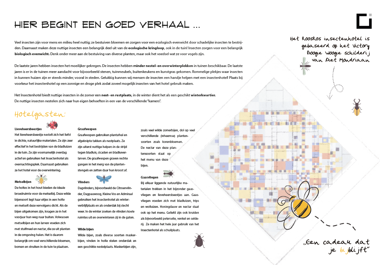 Insectenhotel kaart